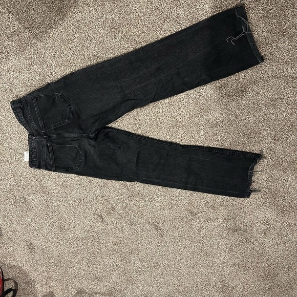 High rise black Zara jeans - Picture 4 of 5